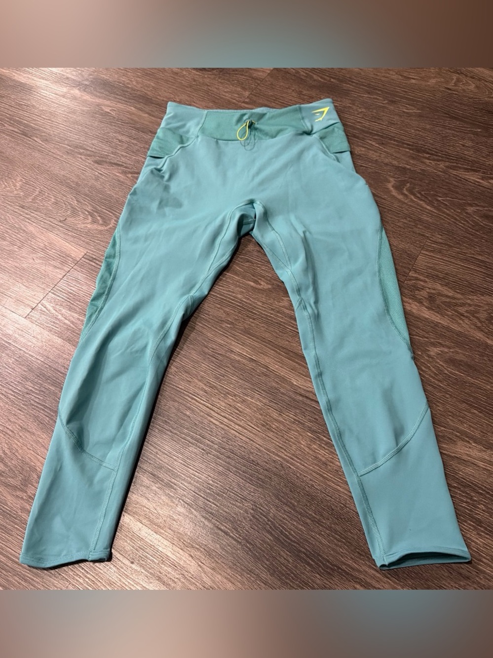 Gymshark Teal High-Waist Performance Leggings size large